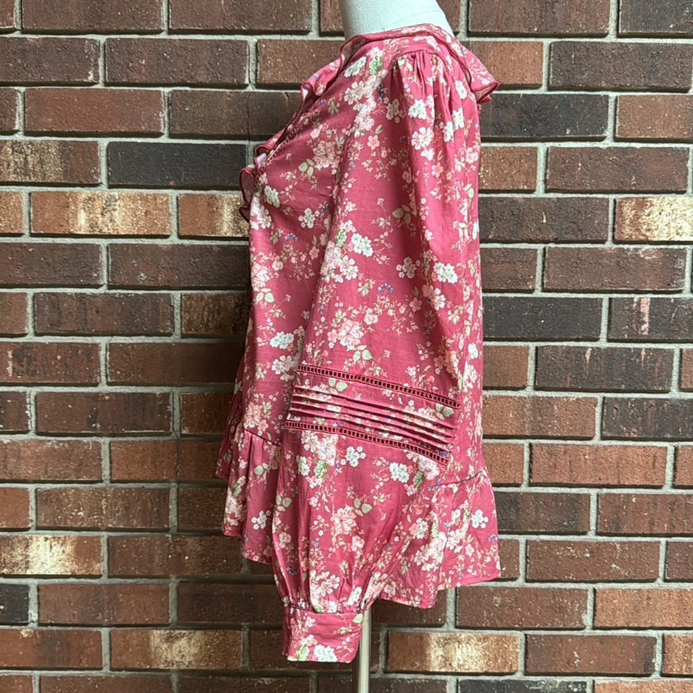 A Collective Story The Bailey Ruffle Top Size Small - Picture 7 of 10
